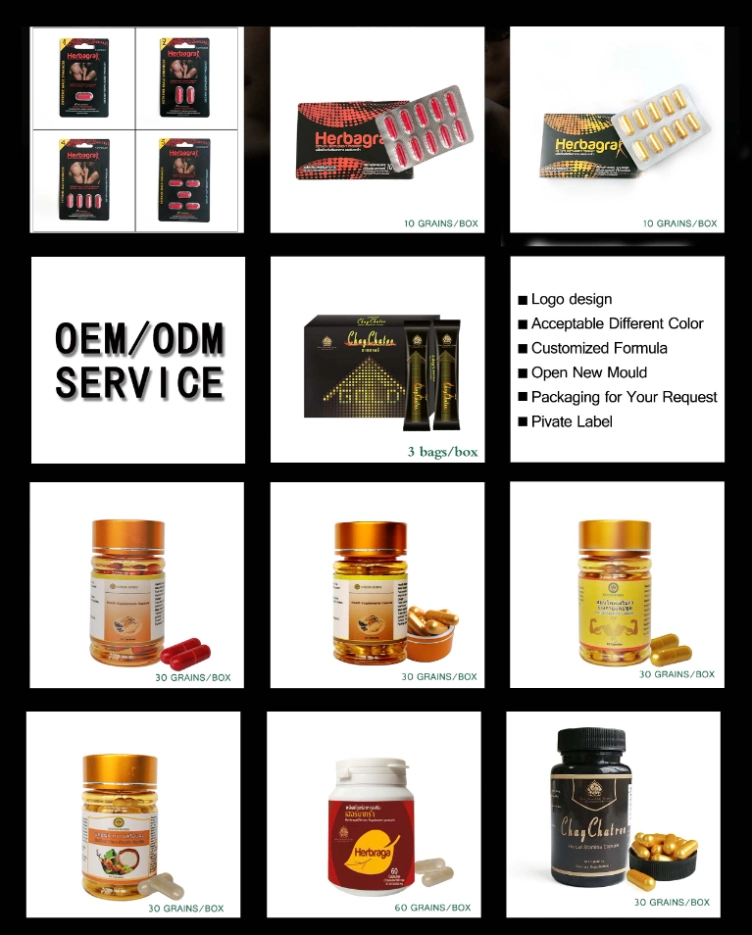 OEM/ODM Customized Design Herbal Supplements Extract for Men Increase