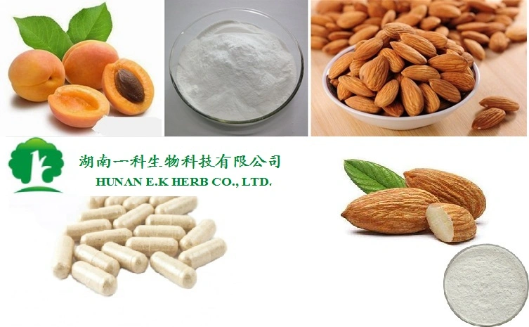 E. K Herb GMP Factory Supply Customized High Quality Pure Nature Amygdalin 5%-98% HPLC White Powder Bitter Almond Extract