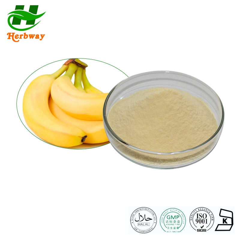 Herbway Kosher Halal Fssc HACCP Certified Free Sample Banana Fruit Extract Fruit and Vegetable Juice Powder