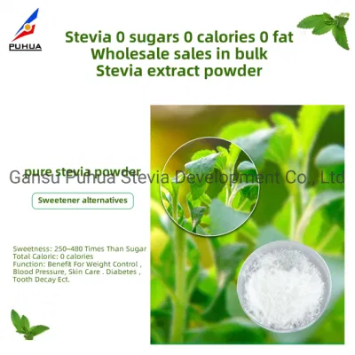 Hable sobre edulcorantes Ra 97% de extracto en polvo de Stevia natural puro al por mayor